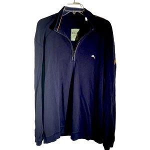 Rare Tommy Bahama ~ Chargers Sweater Men's Black Pullover Long Sleeve ~‎ Size XL